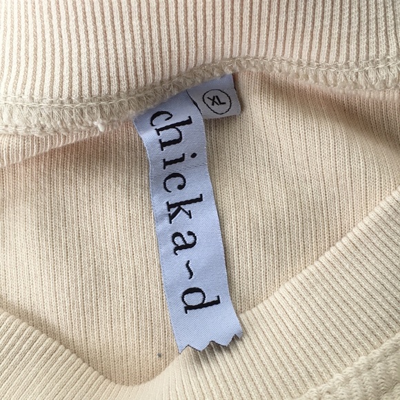Beige University of Utah Ribbed Sweatshirt - Picture 3 of 4